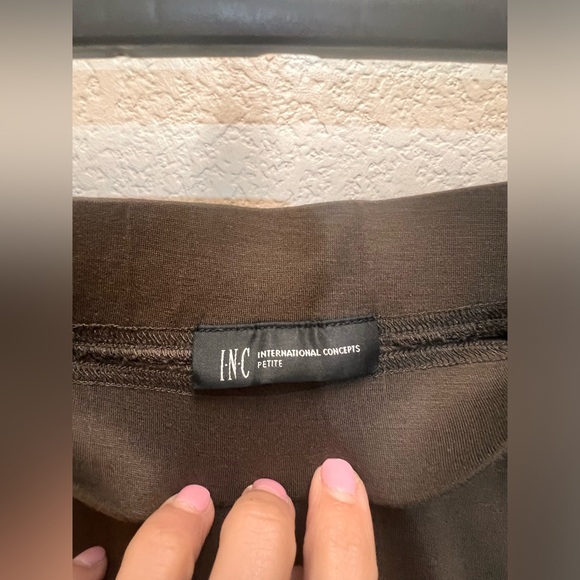 INC International Concepts Tiered Maxi Skirt. Dark Brown whimsical Romantic Boho - Picture 3 of 4